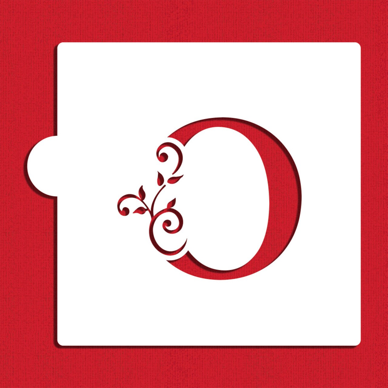 3.5-Inch Ornate Monogram Cake Stencil | C1082 by Designer Stencils | Stencils for Royal Icing, Airbrush, Dusting Powder |